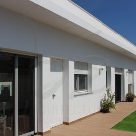 Vivienda Unifamiliar Els Poblets. Fachada sudeste